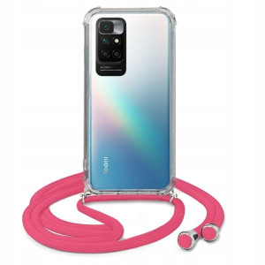 Etui Crossbody Różowy Do XIAOMI REDMI 10 Sznurek