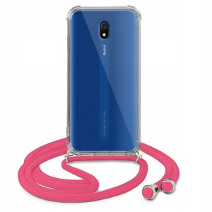 Etui Crossbody Różowy Do XIAOMI REDMI 8A Sznurek
