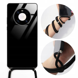 Etui CROSSGLAM do HUAWEI MATE 40 Czarny Sznurek