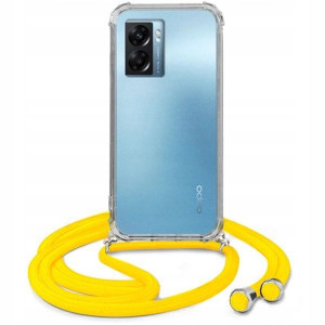Etui Crossbody Do OPPO K10 5G Case Żółty Sznurek