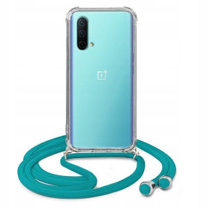 Etui Crossbody Do OPPO RENO 4 5G Turkusowy Sznurek