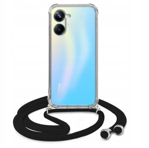 Etui Crossbody Do REALME 10 PRO 5G Czarny Sznurek