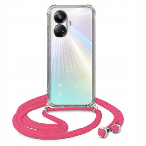 Etui Crossbody Do REALME 10 PRO PLUS 5G Malinowy