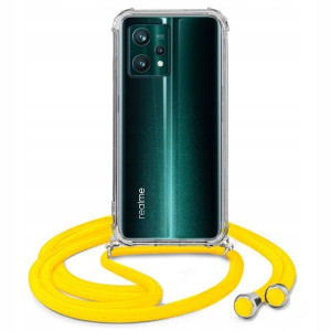 Etui Crossbody Do REALME 9 PRO PLUS Żółty Sznurek