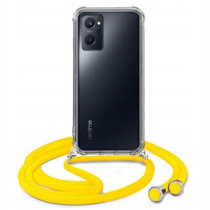 Etui Crossbody Do REALME 9i Żółty Sznurek Ochronne