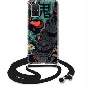 Etui Crossbody do SAMSUNG A71 Sznurek Japan Wzory