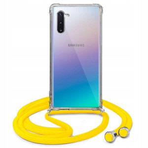 Etui Crossbody Do SAMSUNG NOTE 10 5G Żółty Sznurek