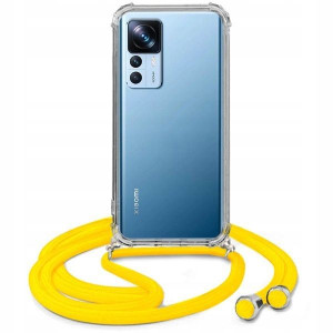 Etui Crossbody Do XIAOMI 12T Case Żółty Sznurek