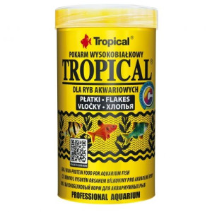 TROPICAL TROPICAL 100ml - wysokobiałkowy, podstawowy pokarm płatkowany