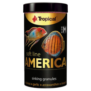 Tropical Soft Line America Size M 250ml/150g - miękki pokarm dla ryb