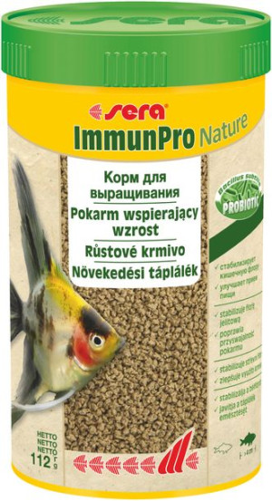 Sera ImmunPro Nature 250ml - pokarm wolnotonący dla ryb powyżej 4cm