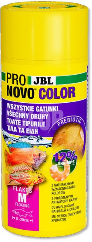 JBL PRONOVO COLOR FLAKES M 250ml - pokarm wybarwiający