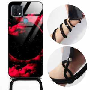 Etui Crossglam do OPPO A15s Sznurek Anime Wzory