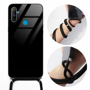 Etui CROSSGLAM do REALME C3 Obudowa Czarny Sznurek