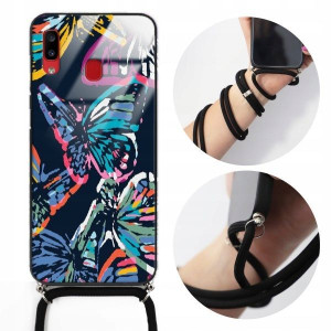 Etui Crossglam do SAMSUNG A30 Wakacje Kwiaty Wzory