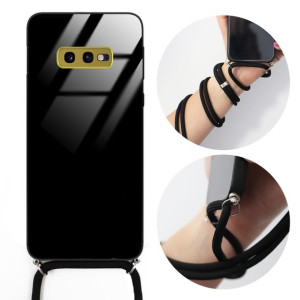 Etui CROSSGLAM do SAMSUNG S10e Case Czarny Sznurek