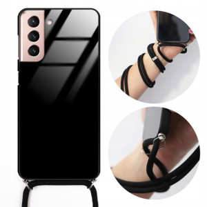 Etui CROSSGLAM do SAMSUNG S21 Case Czarny Sznurek