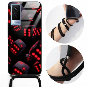 Etui Crossglam do VIVO V21E 5G Sznurek Anime Wzory