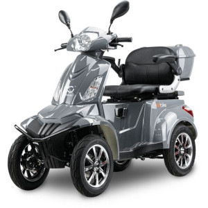 Czterokołowy skuter elektryczny BILI BIKE SHINO QUADRO GEL szary