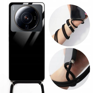 Etui Crossglam Do XIAOMI 12s ULTRA Czarny Sznurek