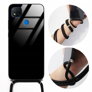 Etui CROSSGLAM do XIAOMI REDMI 9C Czarny Sznurek