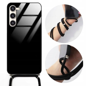 Etui Crossglam SAMSUNG S23 PLUS Top Czarny Sznurek