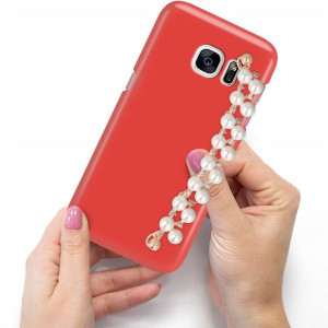 Etui Czerwony Mat Blink do SAMSUNG S7 G930 Perły