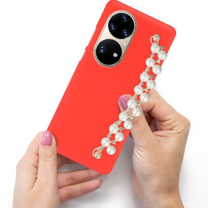 Etui Czerwony Matowe Blink do HUAWEI P50 PRO Perły