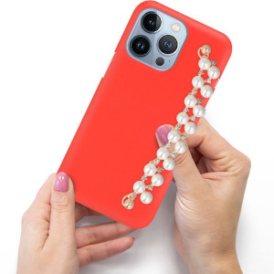 Etui Czerwony Matowe Blink do IPHONE 13 PRO Perły