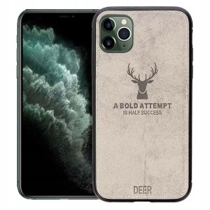 Etui Deer Do Iphone 11 Pro Szary Obudowa Ochronne