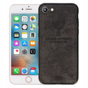 Etui Deer Do Iphone 7 Czarny Obudowa Ochronne