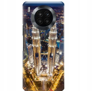 Etui Do HUAWEI HONOR 50 LITE Podróże Mix Wzorów