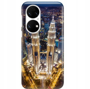 Etui Do HUAWEI P50 Ochronne Podróże Zabytki Wzory