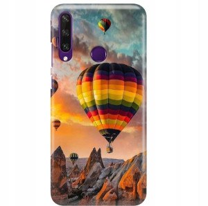 Etui Do HUAWEI Y6P Ochronne Podróże Zabytki Wzory