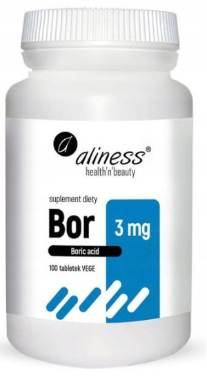 Aliness BOR 3 mg kwas borowy 100tabletek