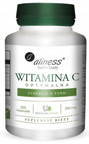 Aliness Witamina C optymalna 200 kapsułek