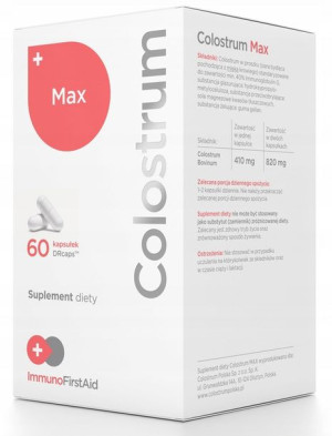 Colostrum Max odporność regeneracja 60 kapsułek