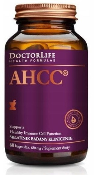 Doctor Life AHCC Ekstrakt z Grzybni Shiitake 60kap