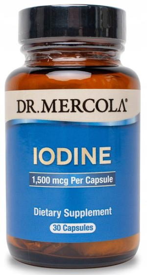 Dr Mercola Jodyna jod jodek potasu 30 kaps