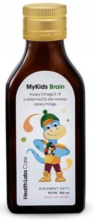 Health Labs MyKids Brain kwasy Omega 3 i 9 100 ml