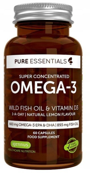 Igennus Omega-3 kwasy EPA DHA 60 kapsułek