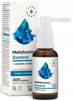 Melatonina Control + Melisa aerozol 30ml Aura