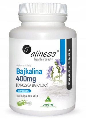 Aliness Bajkalina 400 mg 100 kapsułek