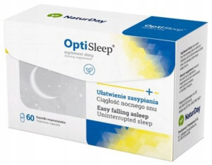 NaturDay OptiSleep stres, bezsenność 60 kapsułek