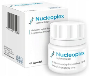 Nucleoplex NUKLEOTYDY URYDYNA 45 kapsułek