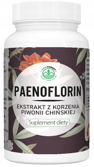 RawForest Paenoflorin Piwonia Chińska 60 kapsułek