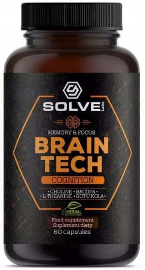 Solve Labs BRAIN TECH pamięć koncentracja 60kaps