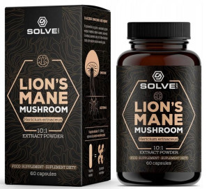 Solve Labs Lion's Mane Soplówka jeżowata 500mg 60