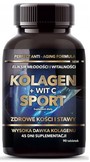 Kolagen + WIT C Sport 90 tabletek Intenson