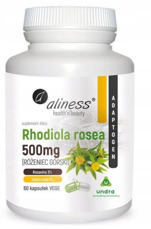 Aliness Rhodiola Rosea 60kapsułek